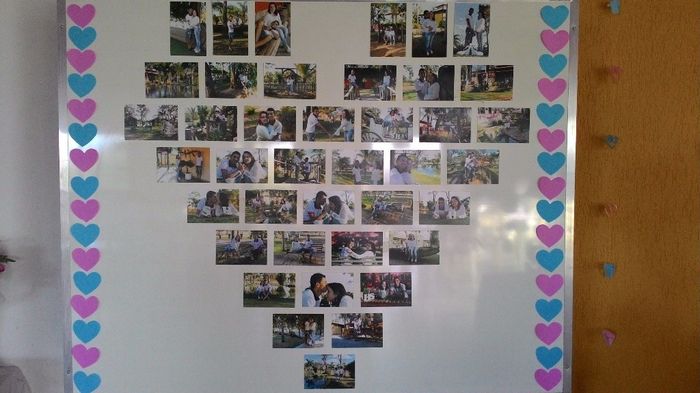 mural de fotos