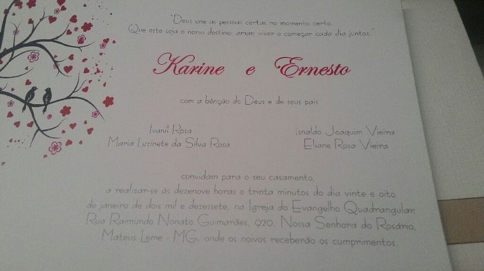 Convite que gostei - 3