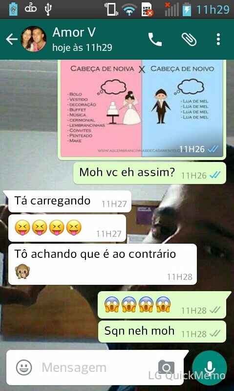 Resposta namorado