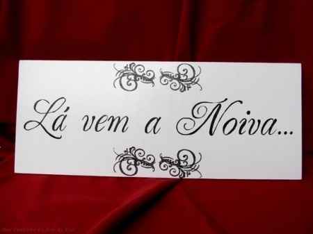 Placa ou Balões para entrada na cerimônia? - 1