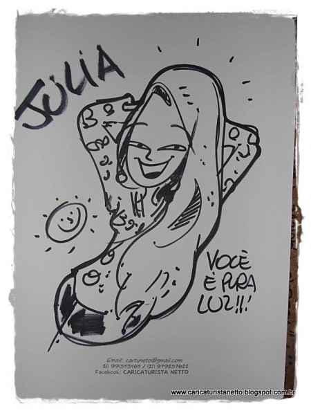 Caricaturista no casamento - 1