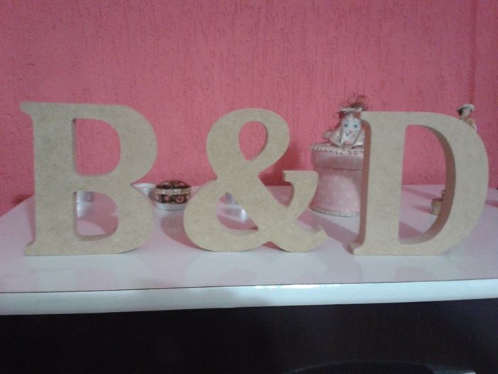 2ºLetras em MDF  Bruna & Daniel  Ameiii