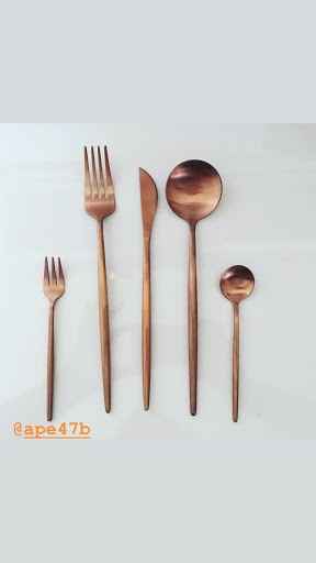 Jogo de talheres rose gold WESTWING