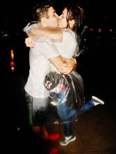 BEIJO NA CHUVA!