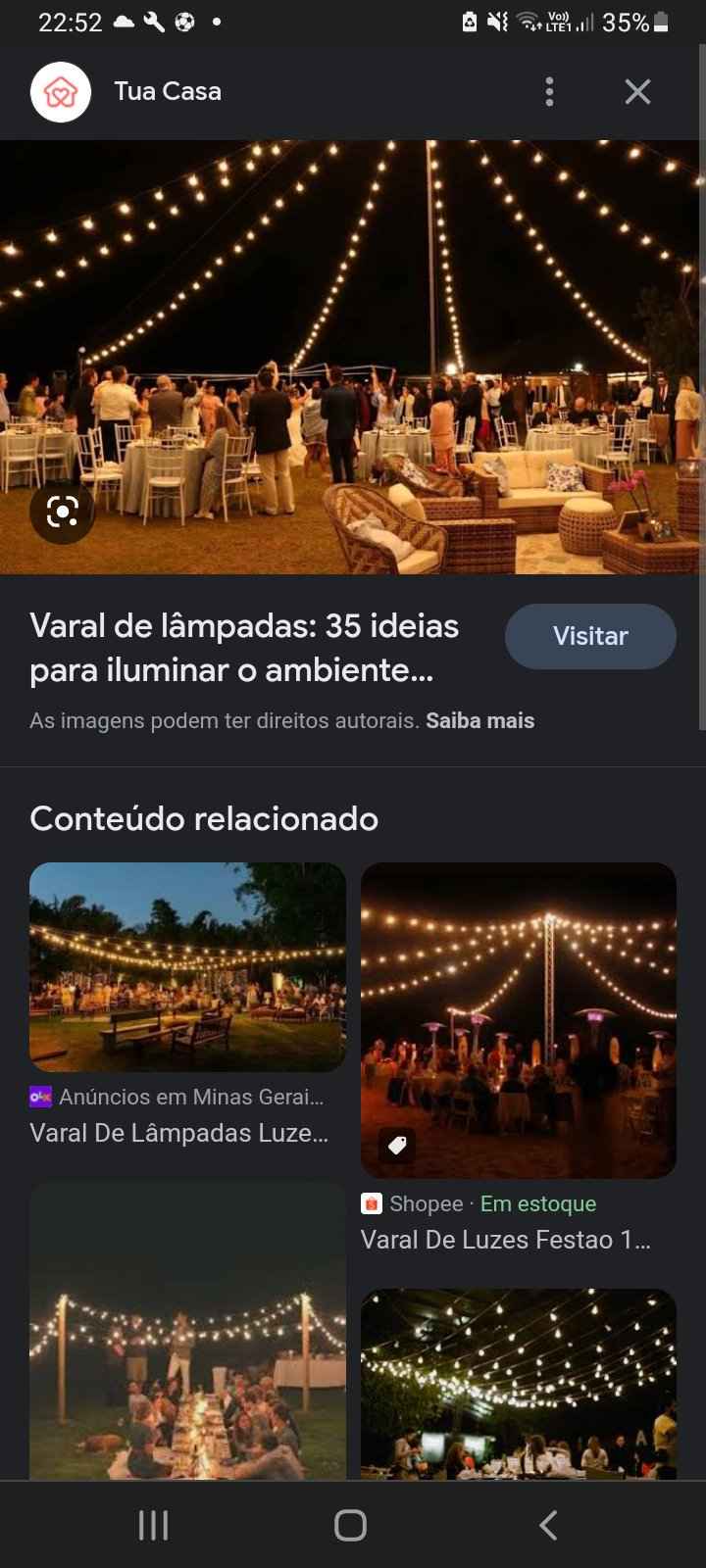 Varal de led - 1