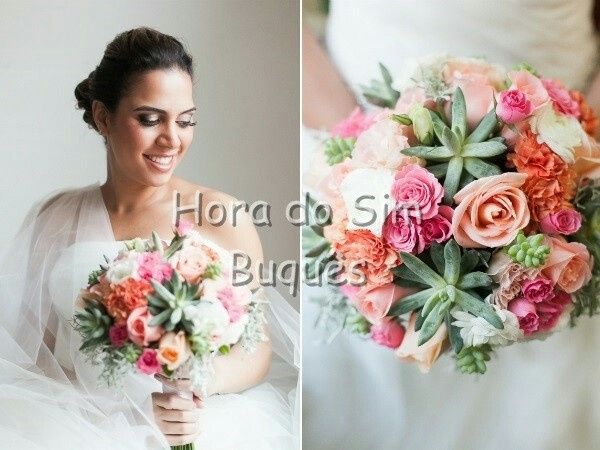Buquê de rosas e suculentas - 1