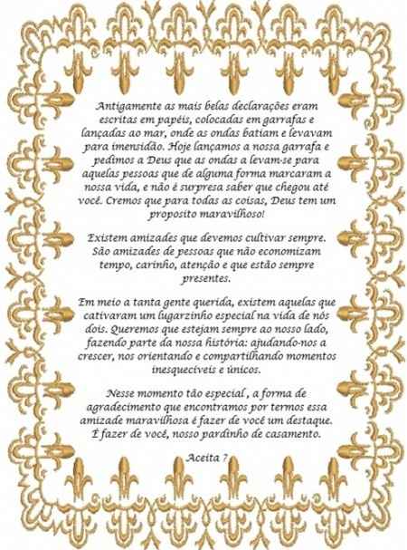 Convite Padrinhos 