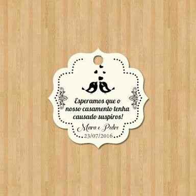 Tags para lembrançinha - 1