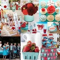 Cores do casamento - festa
