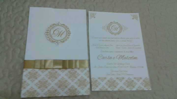 Nosso convite de casamento!  vem ver... - 1