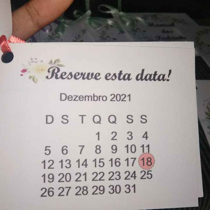 Qual é a data do seu Grande Dia? - 1
