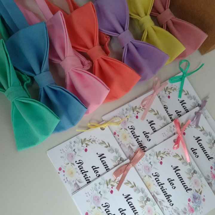 Gravatas cores candy Color para os padrinhos - 1