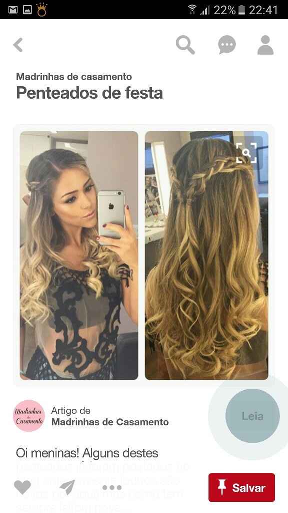 Penteado e make - 1