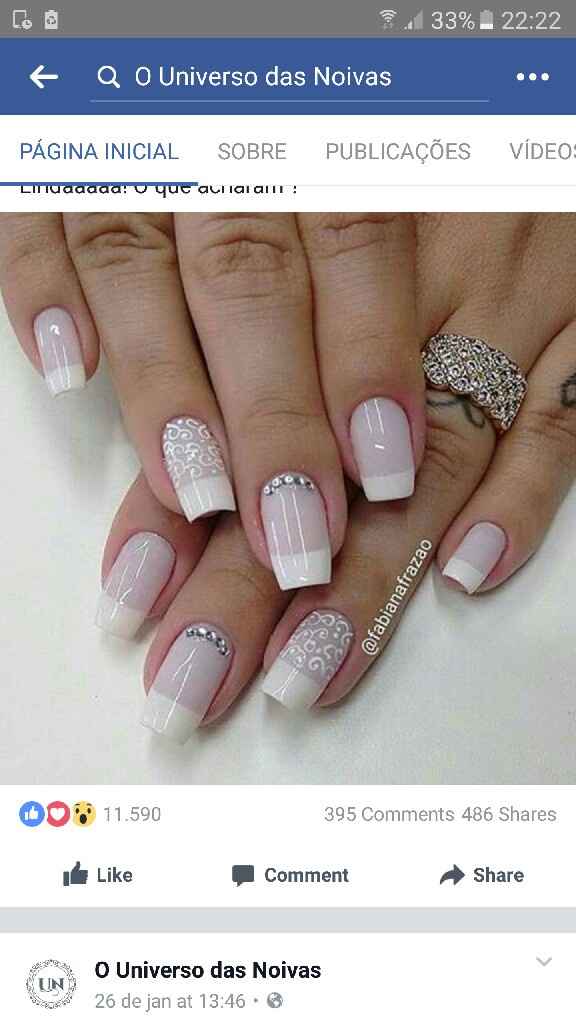 Unhas pro casamento - 1
