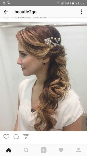 Penteado cabelo solto - 1