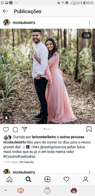 Noivinhas que look usaram no pre wedding e casamento civil - 1