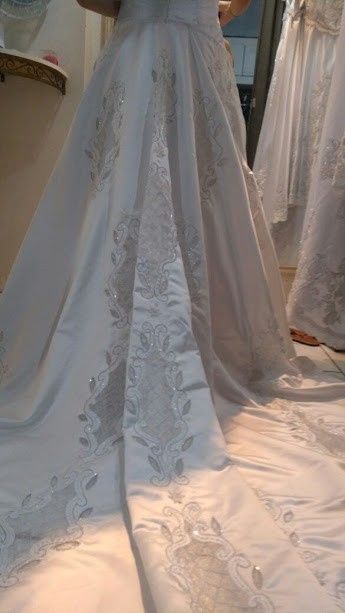 Calda do vestido