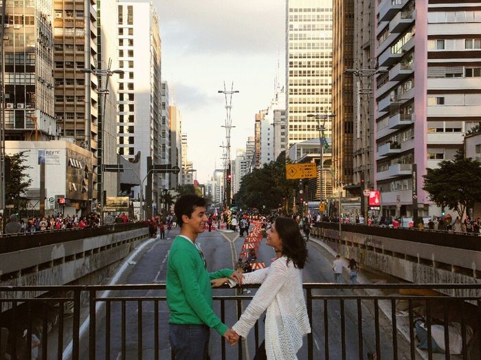 Segundo ensaio pré wedding na av paulista, dessa vez foi semi profissional - 2
