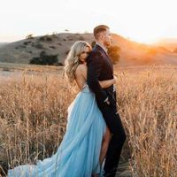 Noivinhas que look usaram no pre wedding e casamento civil - 2