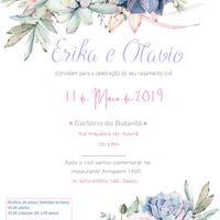 Convite de Casamento diy - 1