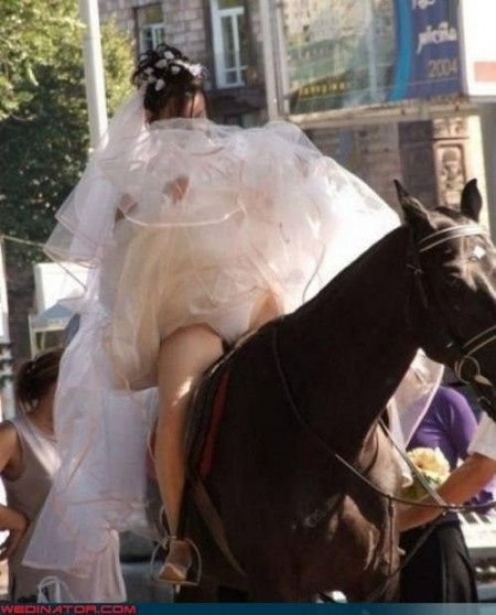 noiva a cavalo