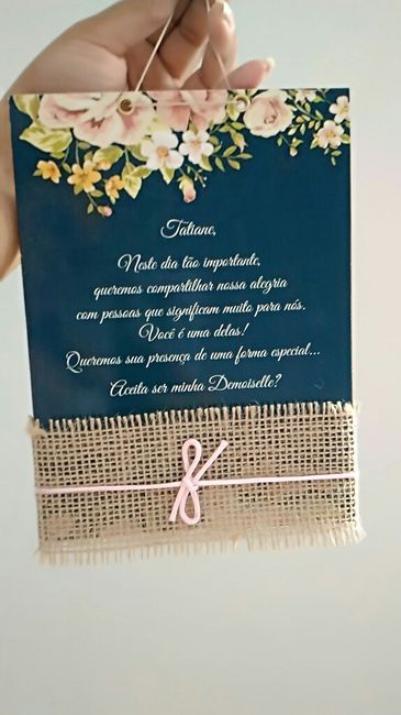 Convites padrinhos, pais e demoiselles - 5