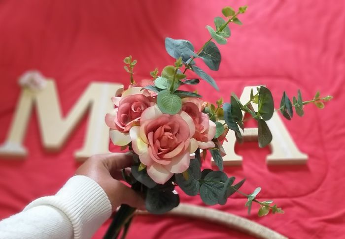 diy - Cabide, letras mdf e buquê para pré wedding 2