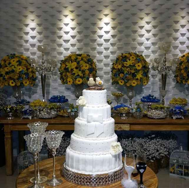 nosso casamento sera assim azul e amarelo