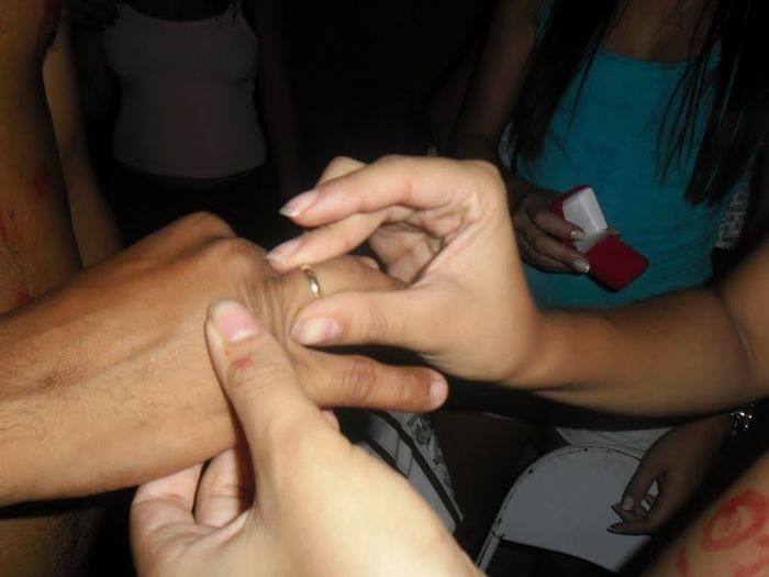 o dia que ele me pediu em casamento 08/08/2011