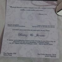 Convites e lembrancinhas chegaram !!! - 2