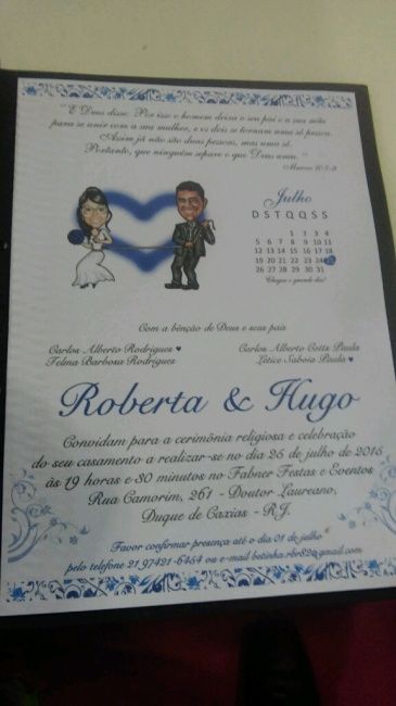 Confeccao de convites - 1