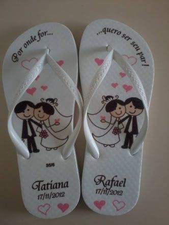 Chinelo pro dia da noiva - 1