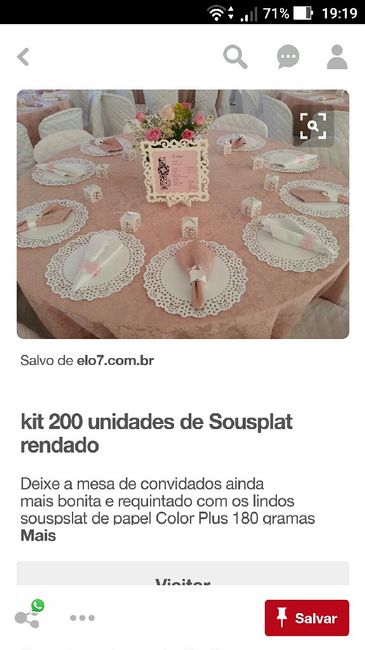 Sousplat diy, quem fez ou vai fazer? - 1