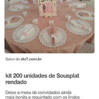 Sousplat diy, quem fez ou vai fazer? - 1