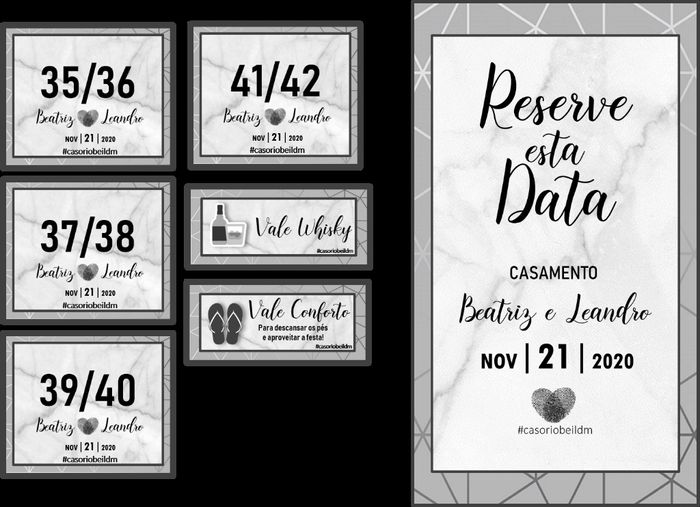 diy - Detalhes e Elementos Gráficos (menu, Save the Date, Mesa, Chinelo, Decor) 3