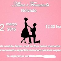 Convite de noivado