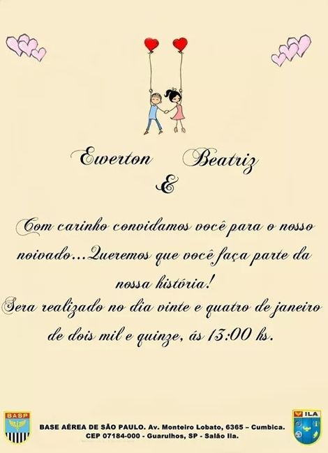 Meu convite feito por mim *-* - 1
