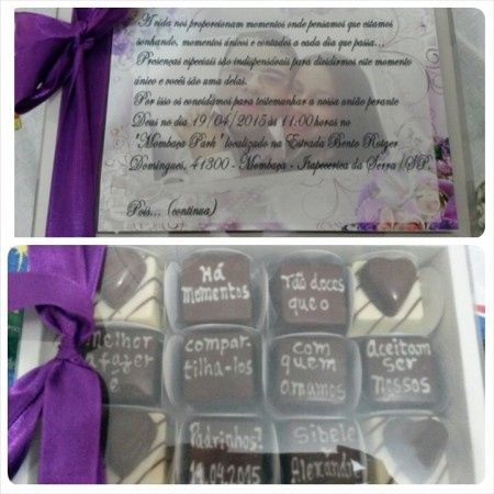 Convite para os padrinhos - 1