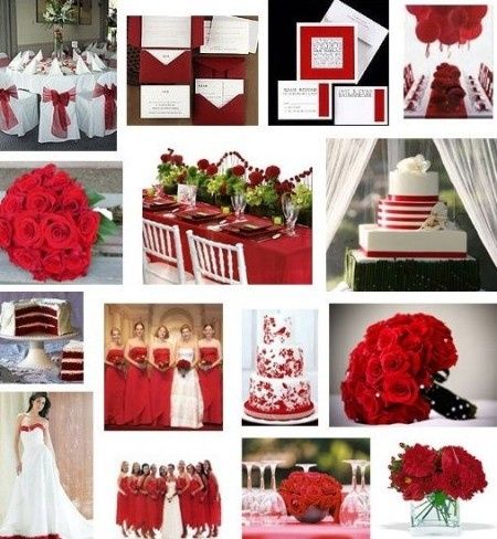 Decoração com vermelho