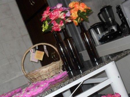 Meu chá de cozinha feito pela madrinha.