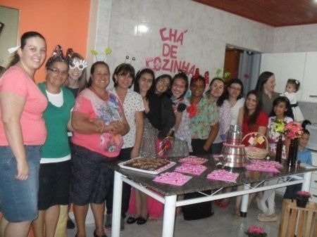 Meu chá de cozinha feito pela madrinha!