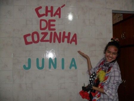 Meu chá de cozinha feito pela madrinha!