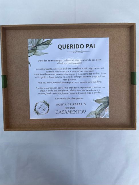 Caixinha Pai da Noiva - Celebrante 4