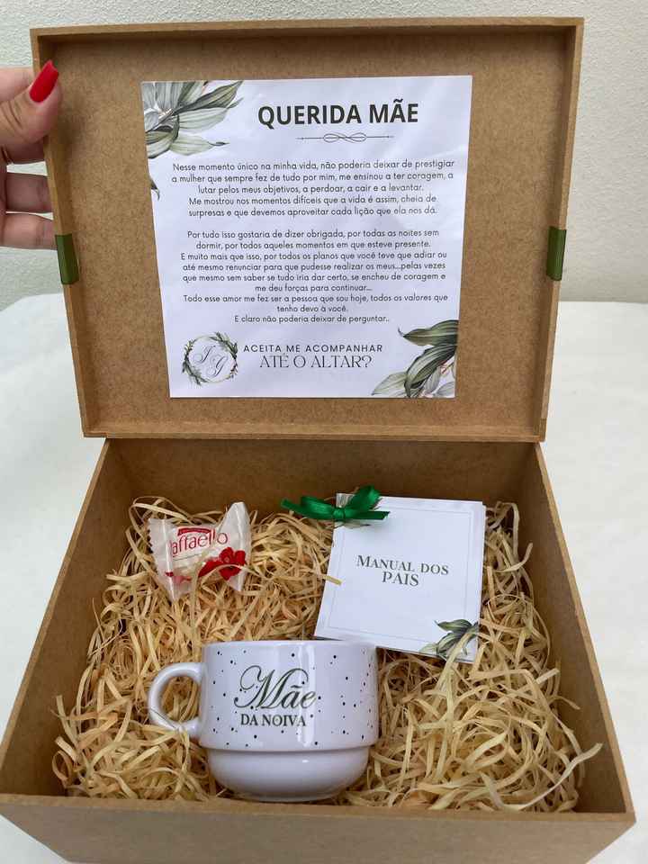 Caixinha Mãe da Noiva 🤍 - 4