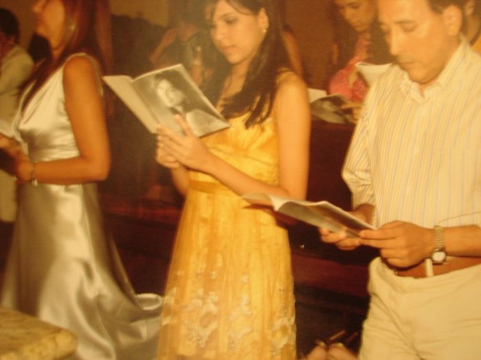 Vestido da missa (foto da foto, por isso essa qualidade horrível!)