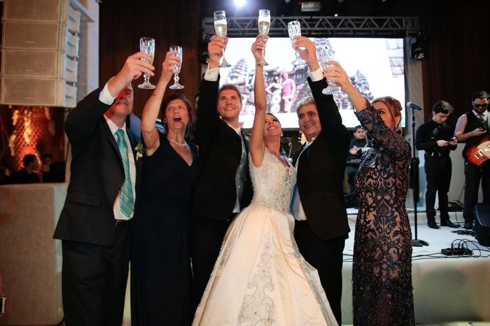 brinde com família