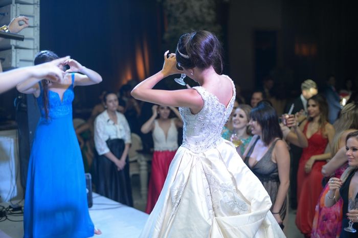 Meu vestido já destruído! Mas só amooor!