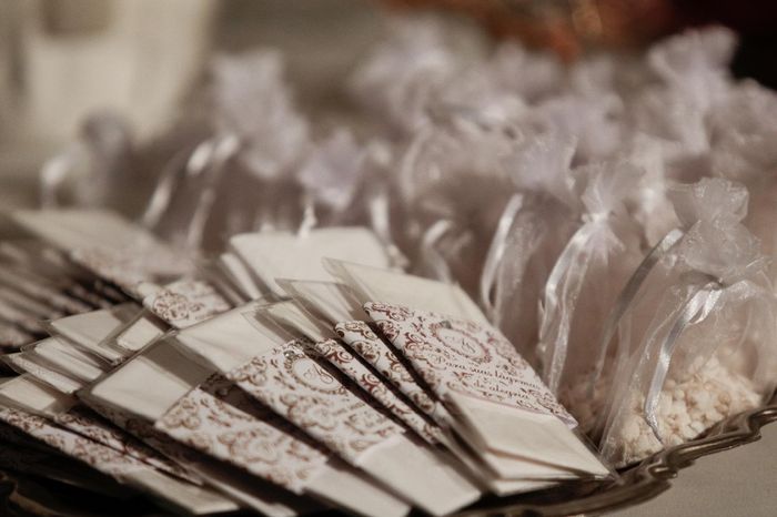 Lágrimas de alegria para a igreja + arroz em formato de coração