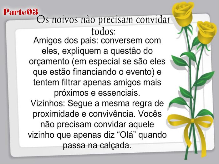 Parte 03 convidados