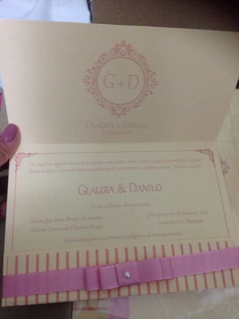 Meus convites chegaram - 2